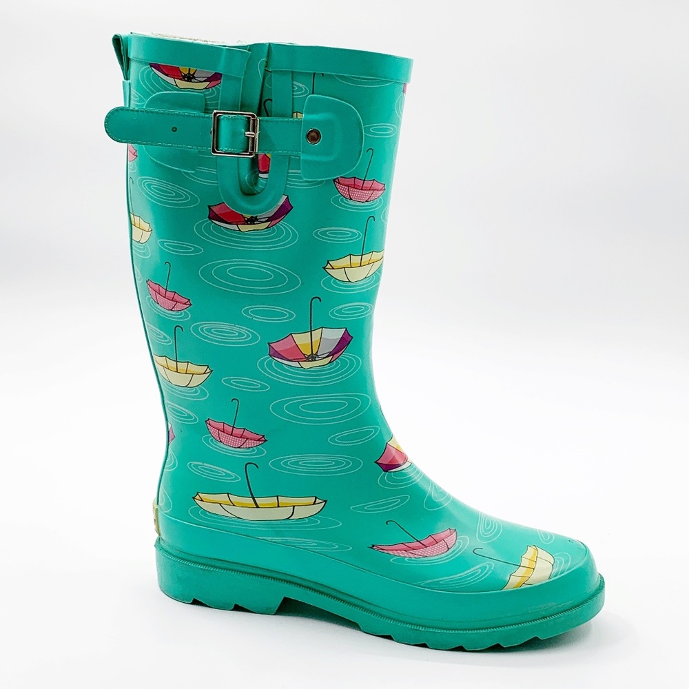 *SOLD* Western Chief Womens Size 8 Tall Rubber Rain Boots - Picture 6 of 16